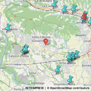 Mappa Via Bergamo, 24039 Sotto il Monte Giovanni XXIII BG, Italia (3.318)