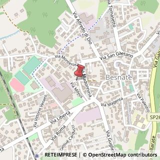 Mappa Via Mylius, 6, 21010 Besnate, Varese (Lombardia)
