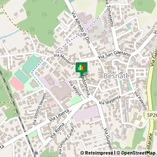 Mappa Via Mylius, 4, 21010 Besnate, Varese (Lombardia)