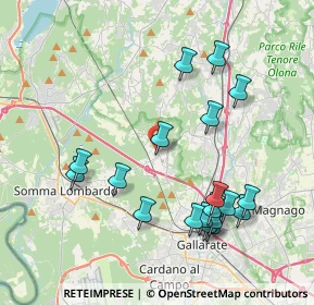 Mappa Via Madonnina, 21010 Besnate VA, Italia (4.18895)