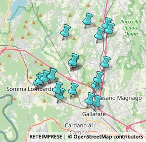 Mappa Via Madonnina, 21010 Besnate VA, Italia (3.443)