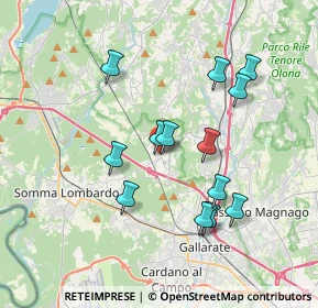 Mappa Via Madonnina, 21010 Besnate VA, Italia (3.39154)