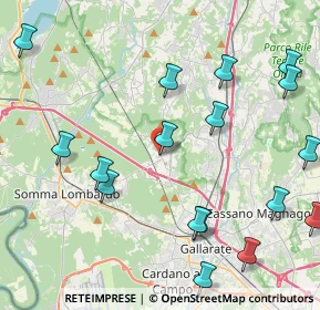 Mappa Via Madonnina, 21010 Besnate VA, Italia (5.33167)
