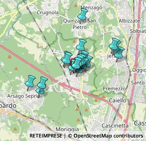 Mappa Via Madonnina, 21010 Besnate VA, Italia (1.075)
