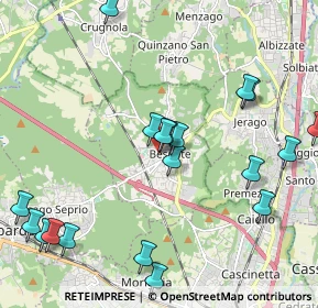 Mappa Via Madonnina, 21010 Besnate VA, Italia (2.507)