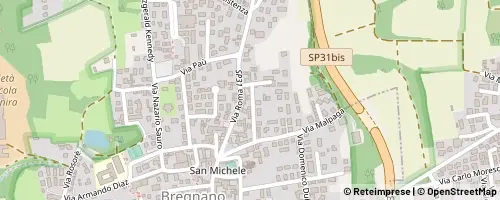 Mappa Bregnano