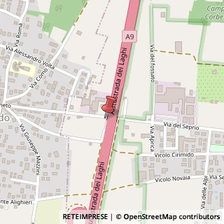 Mappa Via del Seprio, 59, 22074 Lomazzo, Como (Lombardia)