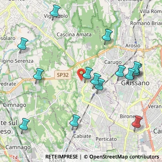 Mappa Via Giosuè Carducci, 22066 Mariano Comense CO, Italia (2.48267)