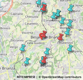 Mappa Via Santa Caterina, 20842 Besana In Brianza MB, Italia (2.3415)