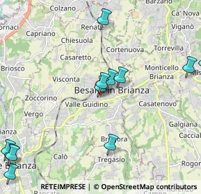 Mappa Via Santa Caterina, 20842 Besana In Brianza MB, Italia (2.64167)