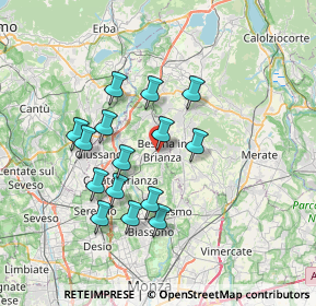 Mappa Via Santa Caterina, 20842 Besana In Brianza MB, Italia (6.344)