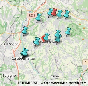 Mappa Via Santa Caterina, 20842 Besana In Brianza MB, Italia (3.6)