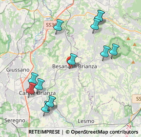 Mappa Via Santa Caterina, 20842 Besana In Brianza MB, Italia (4.56692)