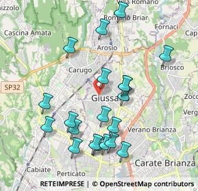 Mappa Via Cimarosa, 20034 Giussano MB, Italia (1.9805)