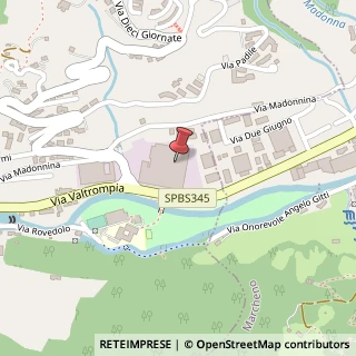 Mappa Via Valtrompia, 125, 25063 Gardone Val Trompia, Brescia (Lombardia)