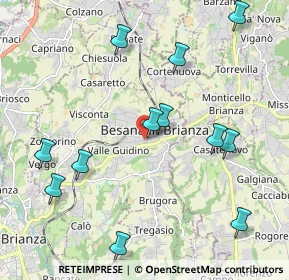 Mappa Via Luigi Viarana, 20842 Besana In Brianza MB, Italia (2.29833)