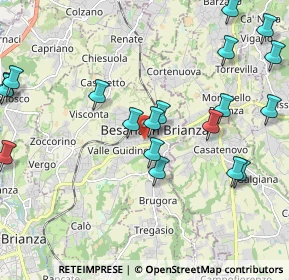 Mappa Via Luigi Viarana, 20842 Besana In Brianza MB, Italia (2.532)