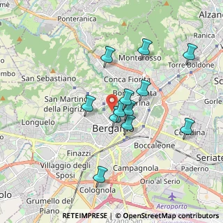 Mappa Via Monte Ortigara, 24121 Bergamo BG, Italia (1.5575)