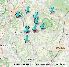 Mappa Via Borromeo, 23880 Casatenovo LC, Italia (3.18857)