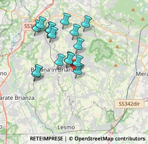 Mappa Via Borromeo, 23880 Casatenovo LC, Italia (3.16063)