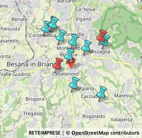 Mappa Via Borromeo, 23880 Casatenovo LC, Italia (1.59417)