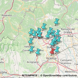 Mappa Via Giacomo Matteotti, 36015 Schio VI, Italia (11.209)