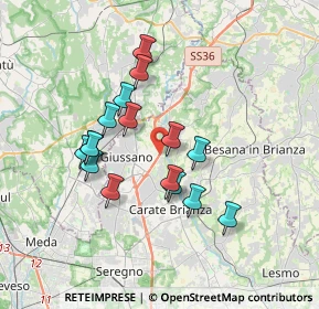 Mappa SS36, 20833 Giussano MB, Italia (3.05188)