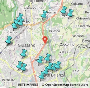 Mappa SS36, 20833 Giussano MB, Italia (2.7145)