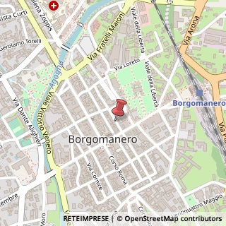 Mappa Via Valenzasca, 15, 28021 Borgomanero, Novara (Piemonte)