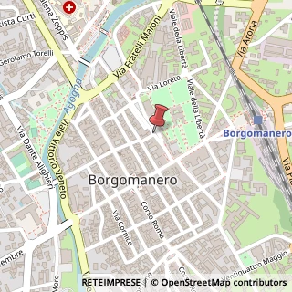 Mappa Via San Francesco d'Assisi,  4, 28021 Borgomanero, Novara (Piemonte)