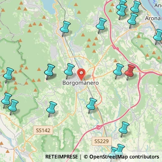 Mappa Via Valenzasca, 28021 Borgomanero NO, Italia (6.366)