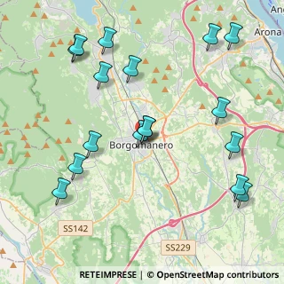 Mappa Via Valenzasca, 28021 Borgomanero NO, Italia (4.66412)