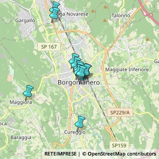 Mappa Via S. Francesco D'Assisi, 28021 Borgomanero NO, Italia (1.2)