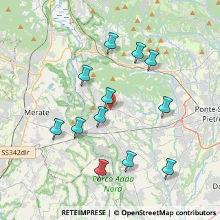 Mappa Via Budriago, 24030 Carvico BG, Italia (3.98083)