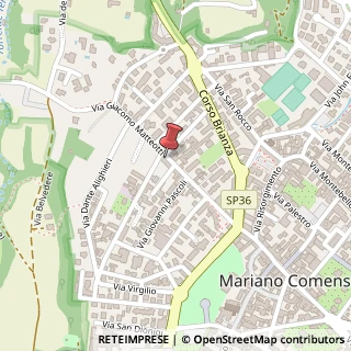 Mappa Via Giacomo Matteotti, 39, 22066 Mariano Comense, Como (Lombardia)