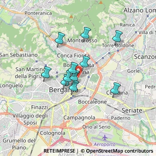 Mappa Via Angelo Mazzi, 24121 Bergamo BG, Italia (1.35)