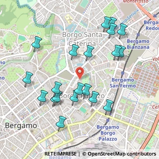 Mappa Via Angelo Mazzi, 24121 Bergamo BG, Italia (0.5345)
