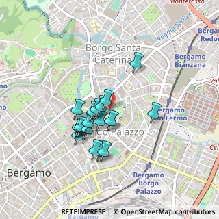 Mappa Via Angelo Mazzi, 24121 Bergamo BG, Italia (0.351)