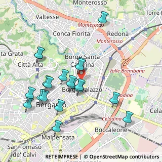 Mappa Via Angelo Mazzi, 24121 Bergamo BG, Italia (0.9885)