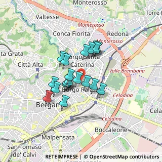 Mappa Via Angelo Mazzi, 24121 Bergamo BG, Italia (0.6155)