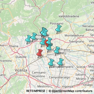 Mappa Via Cusinati, 36028 Rossano Veneto VI, Italia (9.34077)