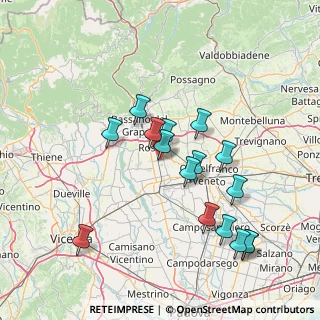 Mappa Via Cusinati, 36028 Rossano Veneto VI, Italia (14.565)