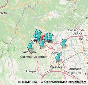 Mappa Via Primo Maggio, 36035 Marano Vicentino VI, Italia (7.36727)