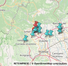 Mappa Via Primo Maggio, 36035 Marano Vicentino VI, Italia (10.26667)