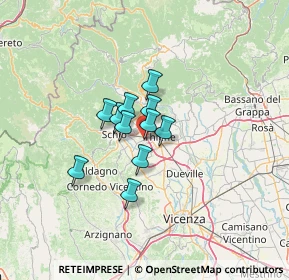 Mappa Via Primo Maggio, 36035 Marano Vicentino VI, Italia (7.59909)