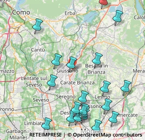 Mappa Via Paganella, 20833 Giussano MB, Italia (10.346)