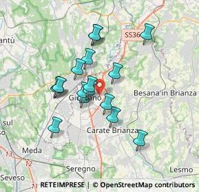 Mappa Via Paganella, 20833 Giussano MB, Italia (2.89059)