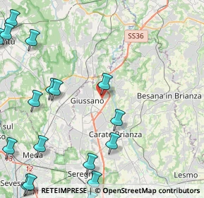 Mappa Via Paganella, 20833 Giussano MB, Italia (6.66579)