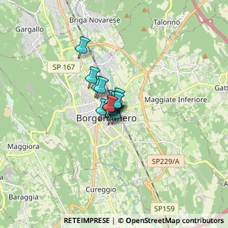 Mappa Via U. Foscolo, 28021 Borgomanero NO, Italia (0.582)
