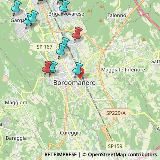 Mappa Via U. Foscolo, 28021 Borgomanero NO, Italia (2.82833)